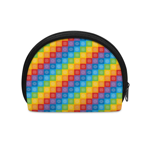 Reiki And The 7 Chakras Pattern Print Coin Purse