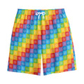 Reiki And The 7 Chakras Pattern Print Cotton Shorts