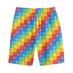 Reiki And The 7 Chakras Pattern Print Cotton Shorts