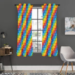 Reiki And The 7 Chakras Pattern Print Curtain