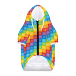 Reiki And The 7 Chakras Pattern Print Dog Zip Up Hoodie