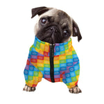 Reiki And The 7 Chakras Pattern Print Dog Zip Up Jacket