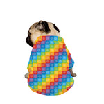 Reiki And The 7 Chakras Pattern Print Dog Zip Up Jacket
