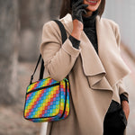 Reiki And The 7 Chakras Pattern Print Double Strap Bible Bag