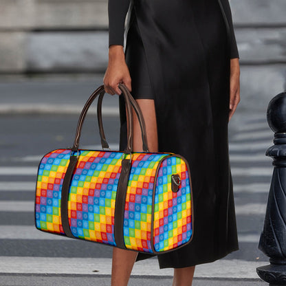 Reiki And The 7 Chakras Pattern Print Duffle Bag