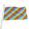 Reiki And The 7 Chakras Pattern Print Flag