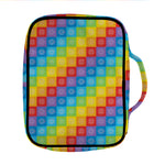 Reiki And The 7 Chakras Pattern Print Front Pocket Bible Bag