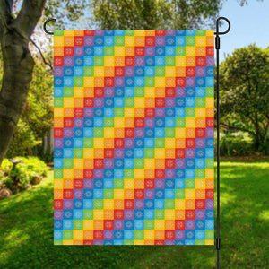 Reiki And The 7 Chakras Pattern Print Garden Flag