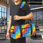 Reiki And The 7 Chakras Pattern Print Gym Bag