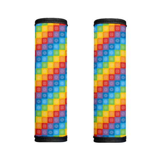 Reiki And The 7 Chakras Pattern Print Handle Covers