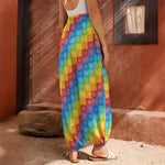Reiki And The 7 Chakras Pattern Print Harem Pants
