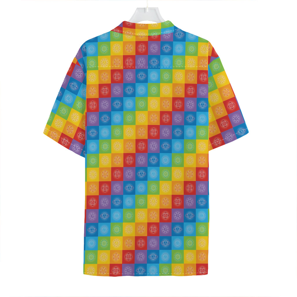 Reiki And The 7 Chakras Pattern Print Hawaiian Shirt