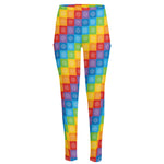 Reiki And The 7 Chakras Pattern Print High-Waisted Pocket Leggings