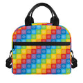 Reiki And The 7 Chakras Pattern Print Insulated Lunch Bag