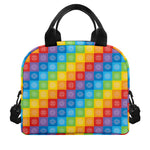Reiki And The 7 Chakras Pattern Print Insulated Lunch Bag