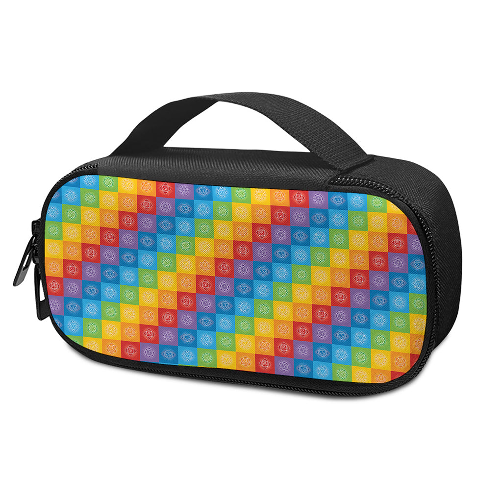 Reiki And The 7 Chakras Pattern Print Insulin Cooler Travel Case