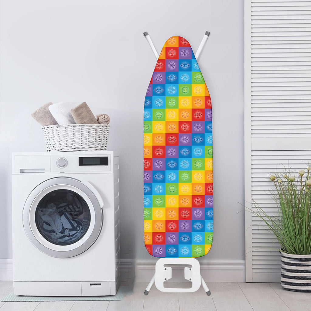 Reiki And The 7 Chakras Pattern Print Ironing Board Cover
