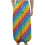 Reiki And The 7 Chakras Pattern Print Lantern Pants