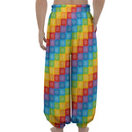 Reiki And The 7 Chakras Pattern Print Lantern Pants