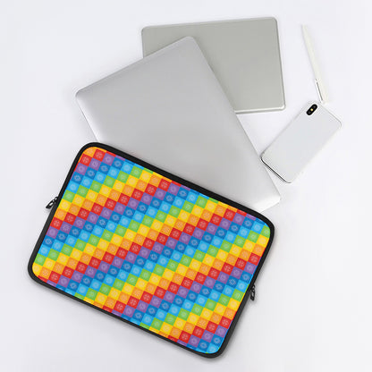 Reiki And The 7 Chakras Pattern Print Laptop Sleeve