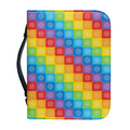 Reiki And The 7 Chakras Pattern Print Leather Bible Cover