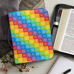 Reiki And The 7 Chakras Pattern Print Leather Bible Cover