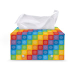 Reiki And The 7 Chakras Pattern Print Leather Tissue Box Cover