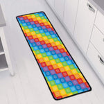 Reiki And The 7 Chakras Pattern Print Long Kitchen Mat