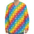 Reiki And The 7 Chakras Pattern Print Long Sleeve Baseball Jersey