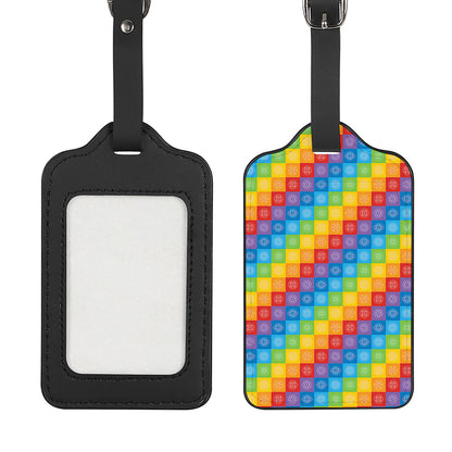Reiki And The 7 Chakras Pattern Print Luggage Tag