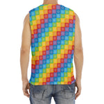 Reiki And The 7 Chakras Pattern Print Men's Fitness Tank Top