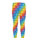 Reiki And The 7 Chakras Pattern Print Men's leggings