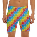 Reiki And The 7 Chakras Pattern Print Men's Long Boxer Briefs