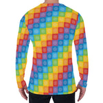 Reiki And The 7 Chakras Pattern Print Men's Long Sleeve T-Shirt