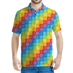 Reiki And The 7 Chakras Pattern Print Men's Polo Shirt