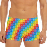 Reiki And The 7 Chakras Pattern Print Men's Short Boxer Briefs