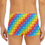 Reiki And The 7 Chakras Pattern Print Men's Short Boxer Briefs