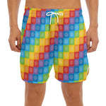 Reiki And The 7 Chakras Pattern Print Men's Split Running Shorts