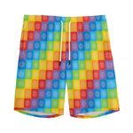 Reiki And The 7 Chakras Pattern Print Men's Sports Shorts