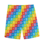 Reiki And The 7 Chakras Pattern Print Men's Sports Shorts