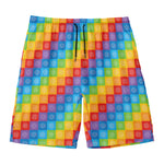 Reiki And The 7 Chakras Pattern Print Men's Swim Trunks