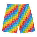 Reiki And The 7 Chakras Pattern Print Men's Swim Trunks