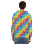 Reiki And The 7 Chakras Pattern Print Men's Velvet Pullover Hoodie