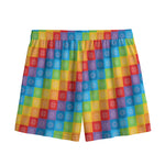 Reiki And The 7 Chakras Pattern Print Mesh Shorts