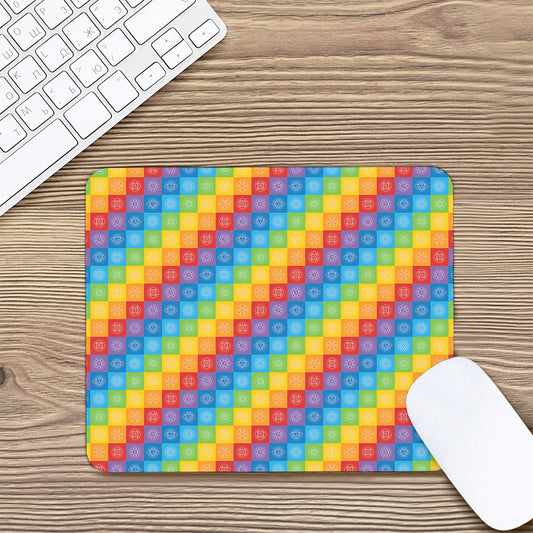 Reiki And The 7 Chakras Pattern Print Mouse Pad