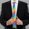 Reiki And The 7 Chakras Pattern Print Necktie