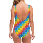 Reiki And The 7 Chakras Pattern Print One Piece Swimsuit