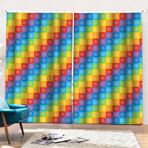 Reiki And The 7 Chakras Pattern Print Pencil Pleat Curtains