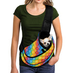 Reiki And The 7 Chakras Pattern Print Pet Sling Carrier