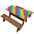 Reiki And The 7 Chakras Pattern Print Picnic Table Cover